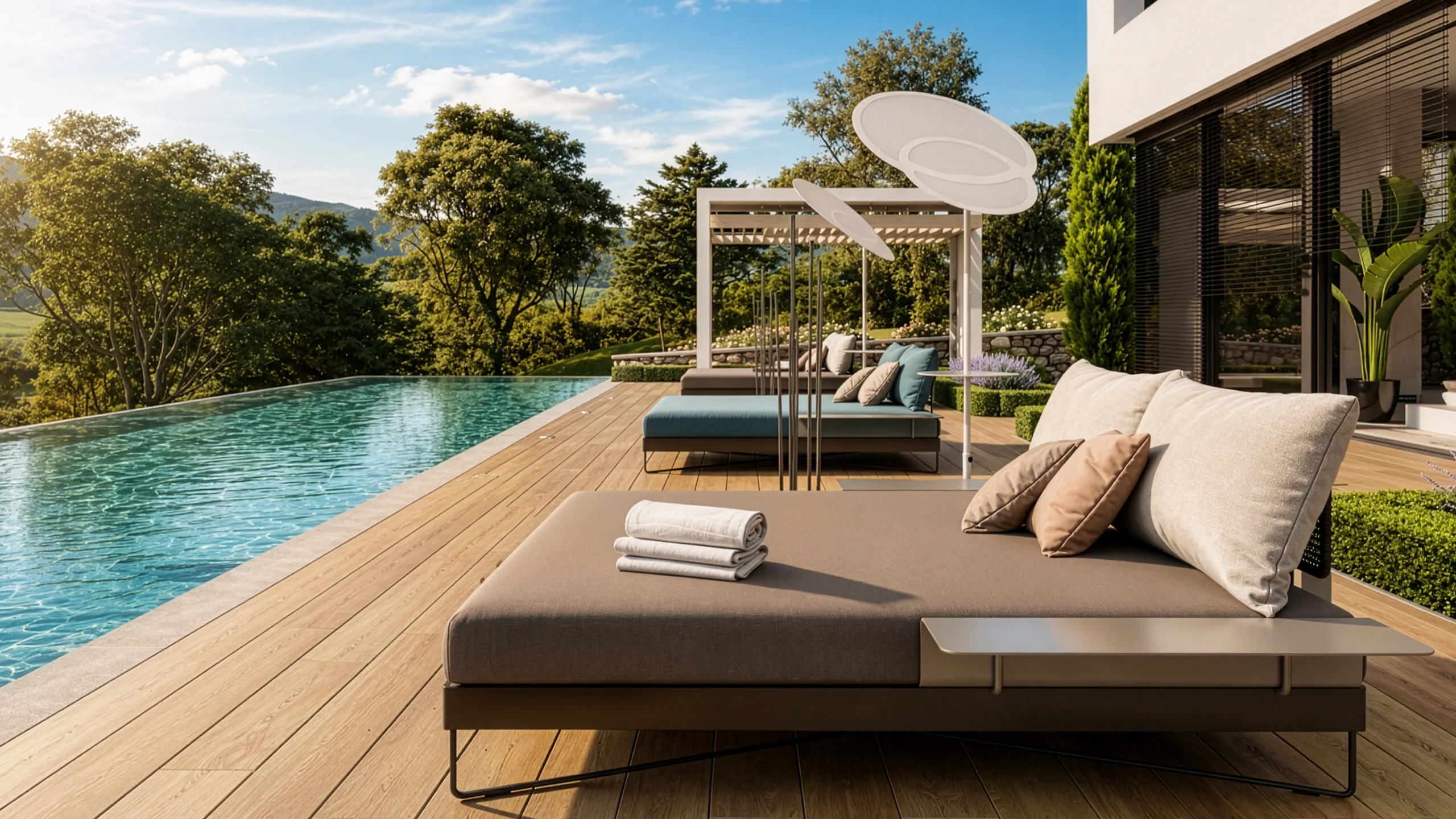 Lüks villa ve konaklama alanı